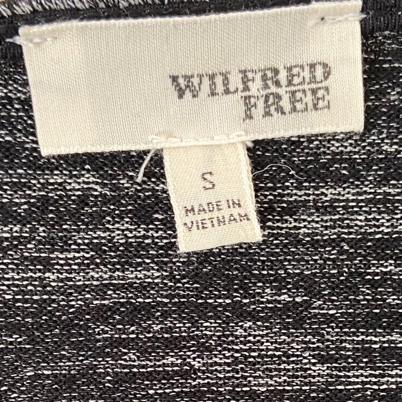 Aritzia Wilfred Aneta BLACK GREY Top - Picture 5 of 7